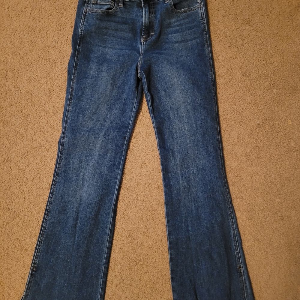 Hidden Ryan High Rise Bootcut With Side-Slit Women's Jeans - Blue